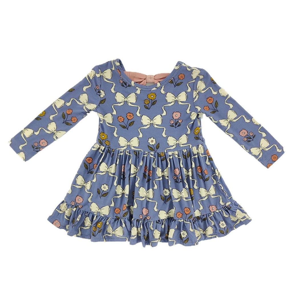 Bow Blooms Bodysuit Bamboo Dress
