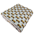 Dump Trucks Fuzzy Bamboo Blanket