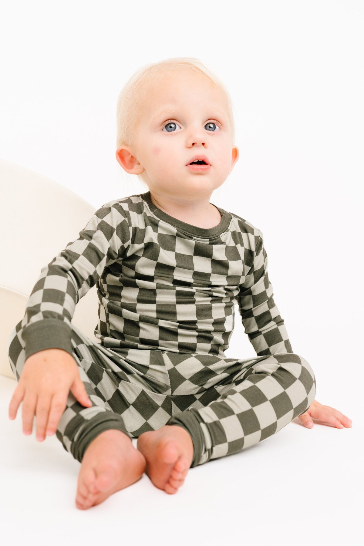 Pine Checkered Bamboo Set