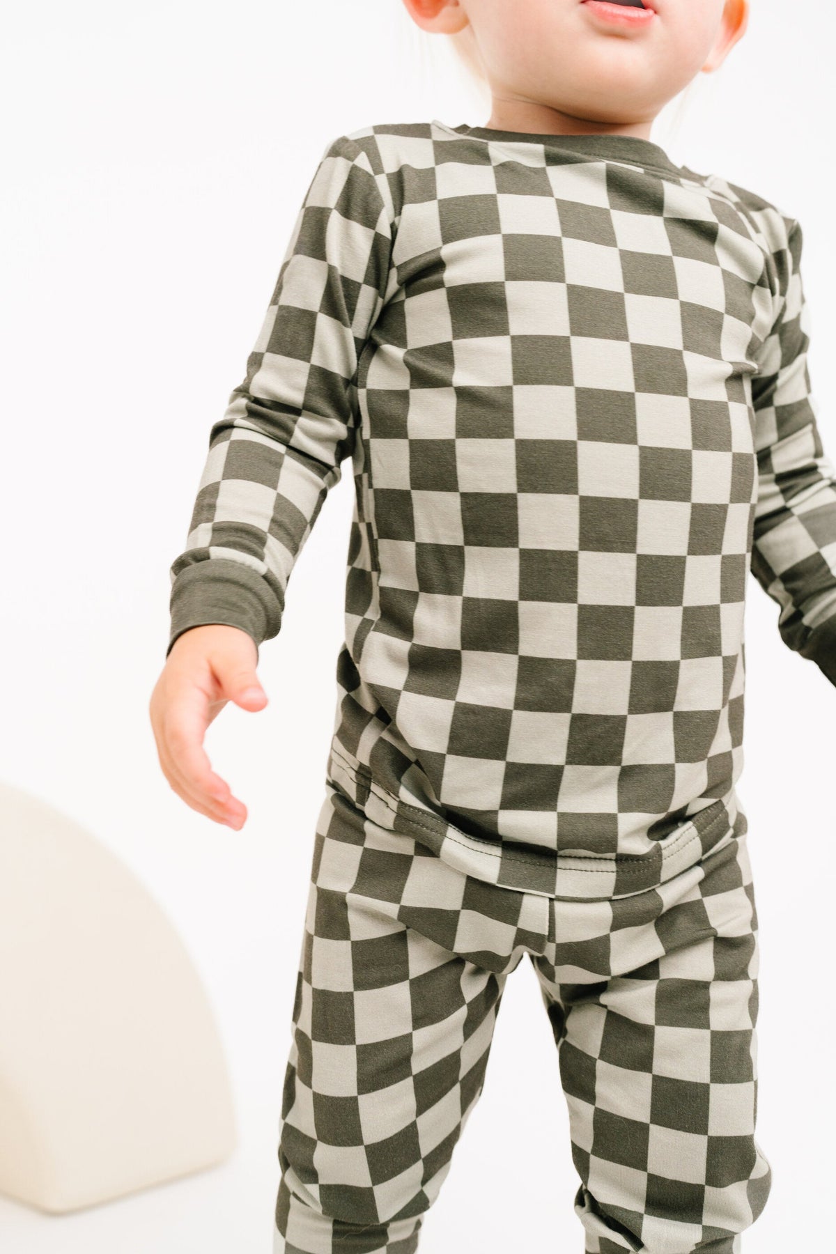 Pine Checkered Bamboo Set