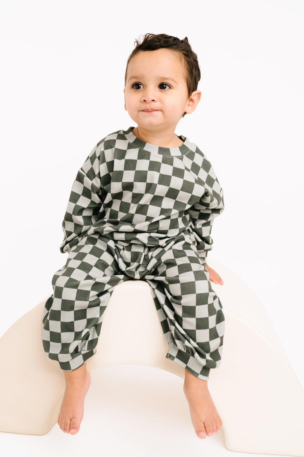 Pine Checkered Sweatsuit