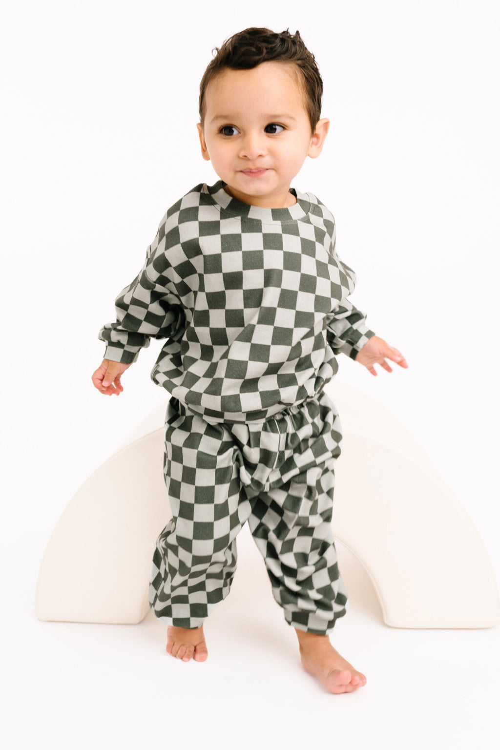 Pine Checkered Sweatsuit