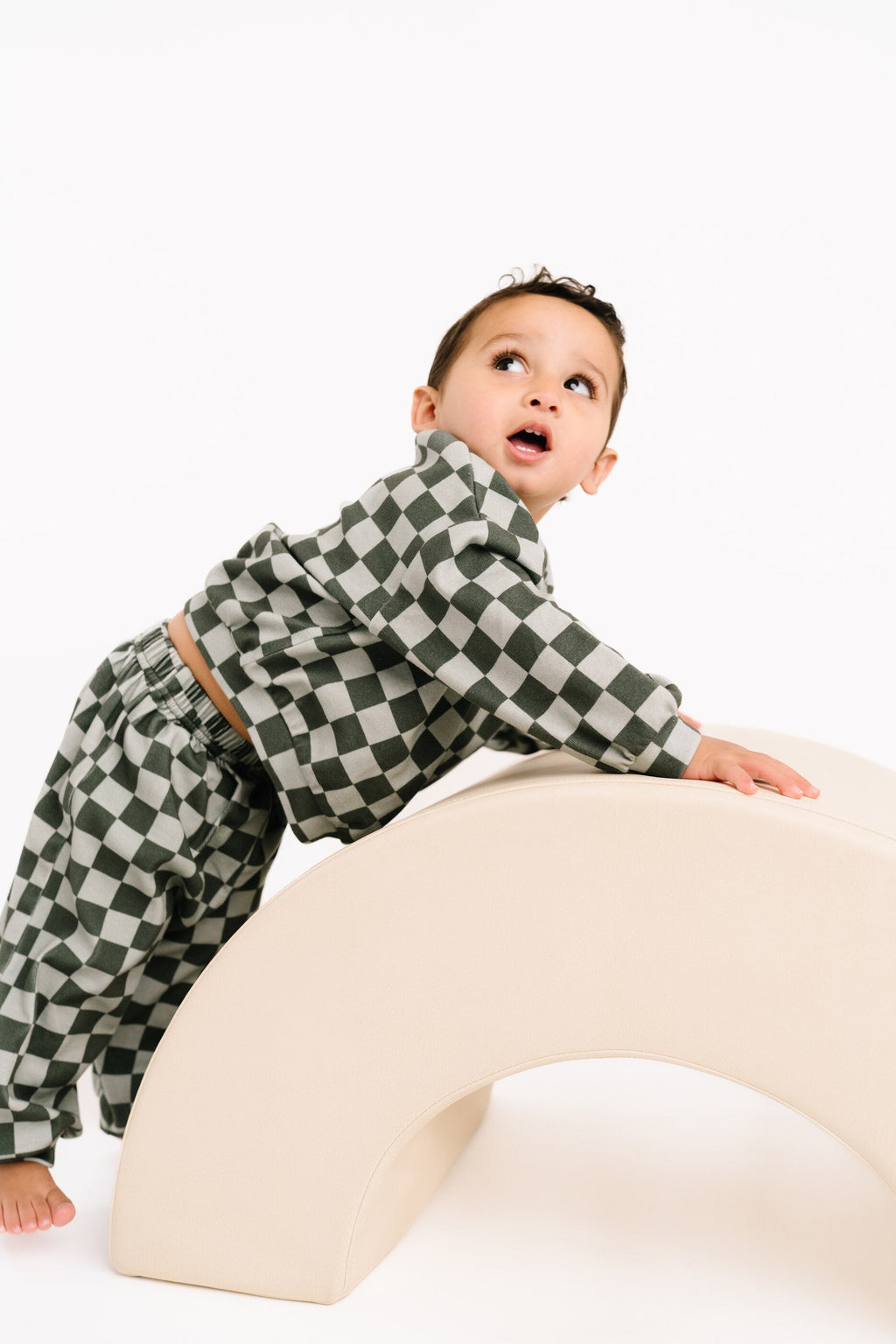 Pine Checkered Sweatsuit