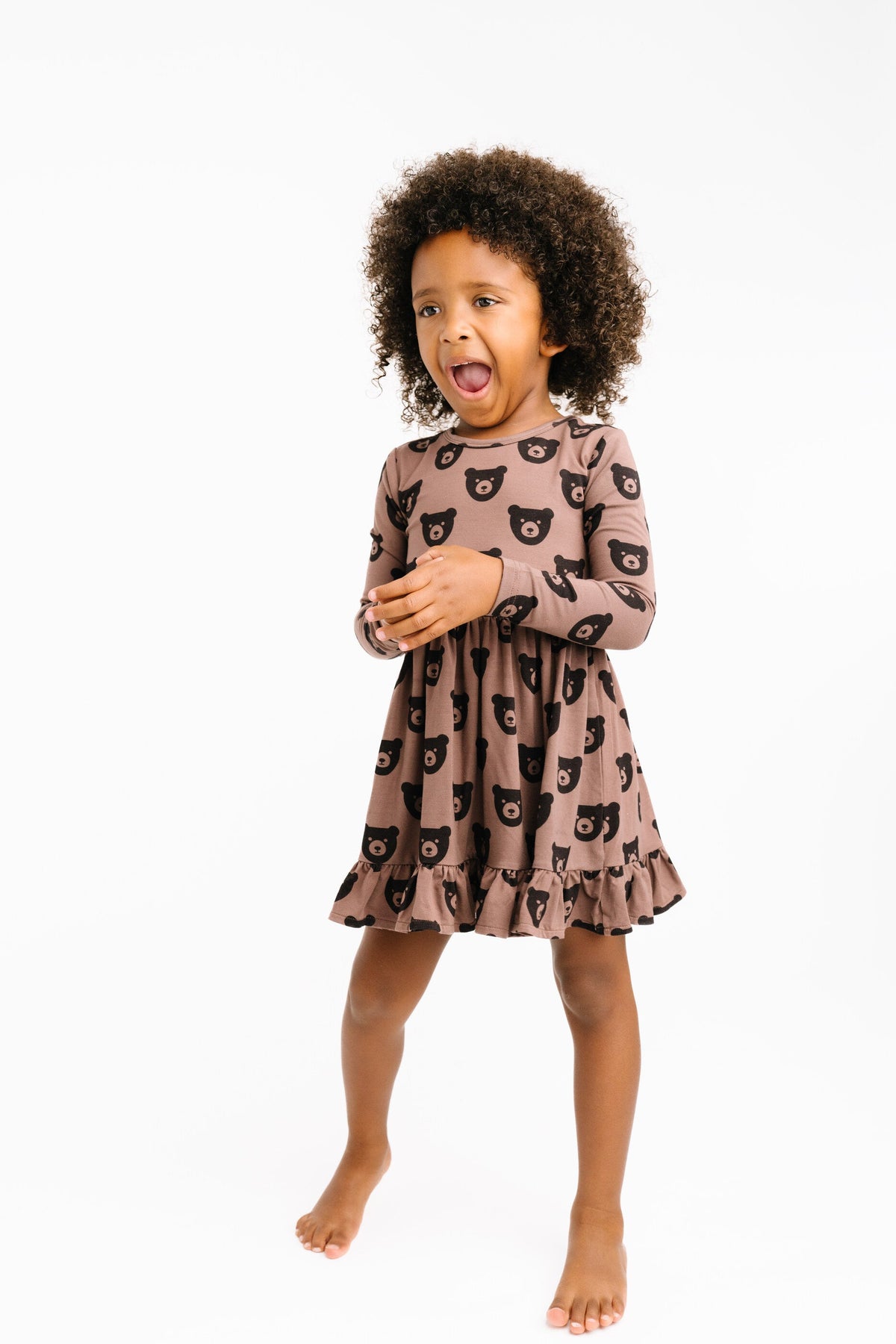 Brown Bear Bamboo Dress