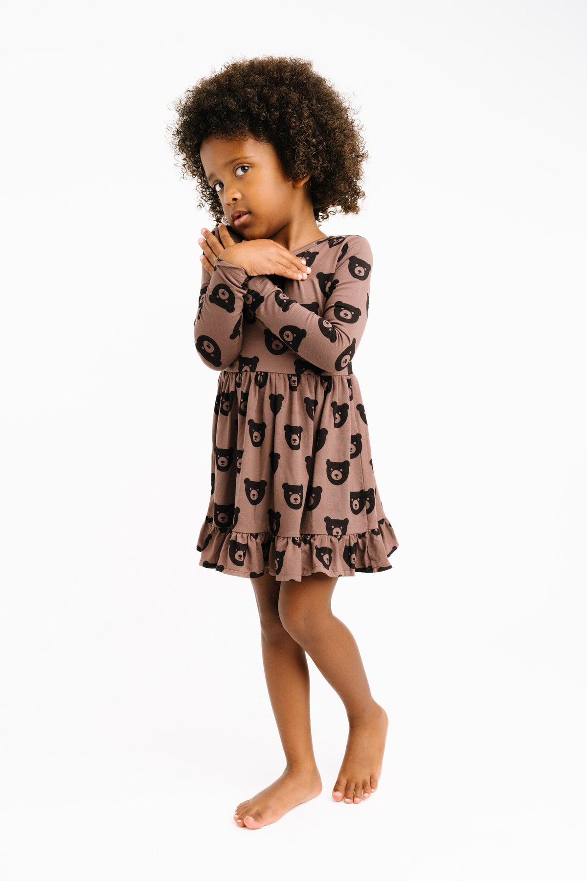 Brown Bear Bamboo Dress