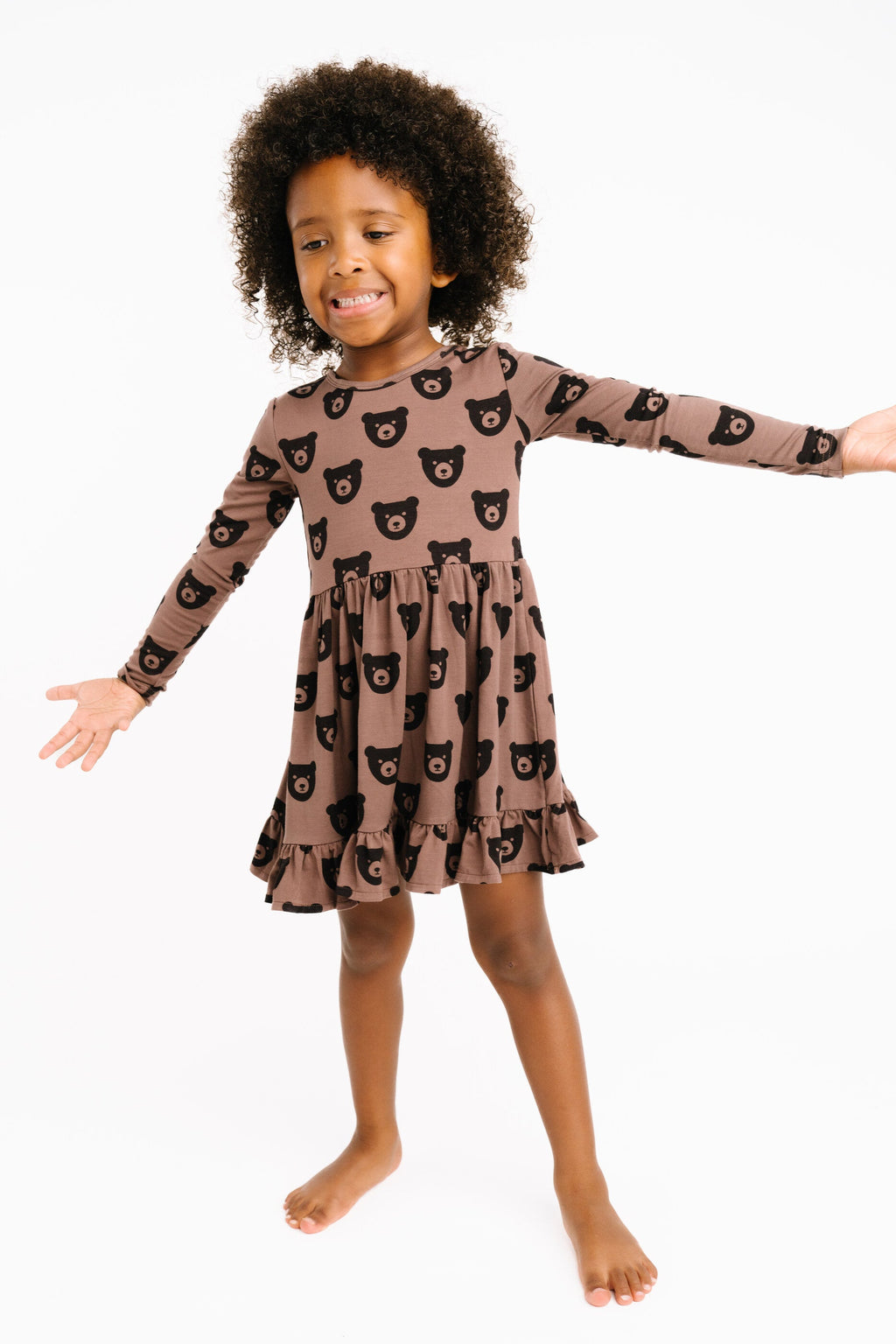 Brown Bear Bamboo Dress