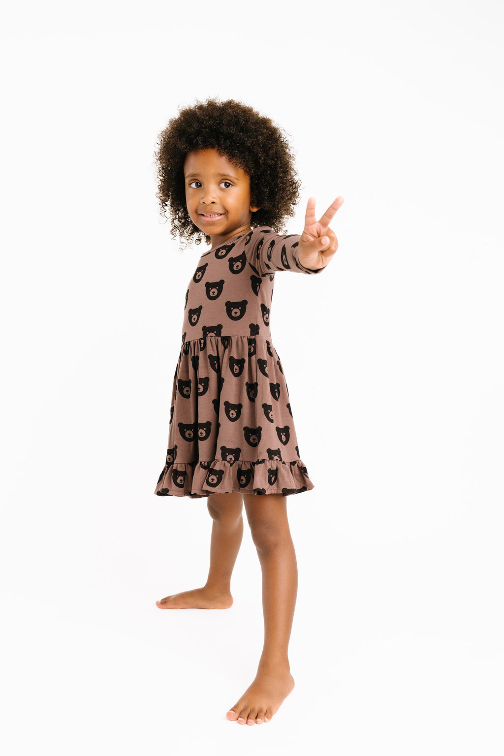 Brown Bear Bamboo Dress