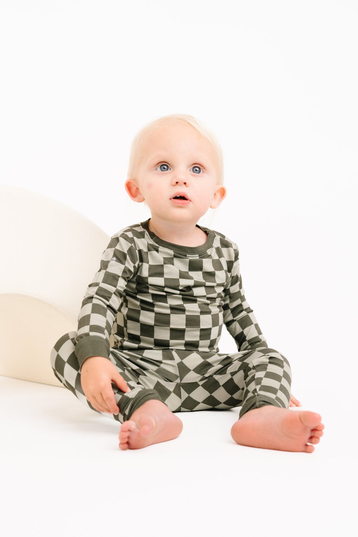 Pine Checkered Bamboo Set