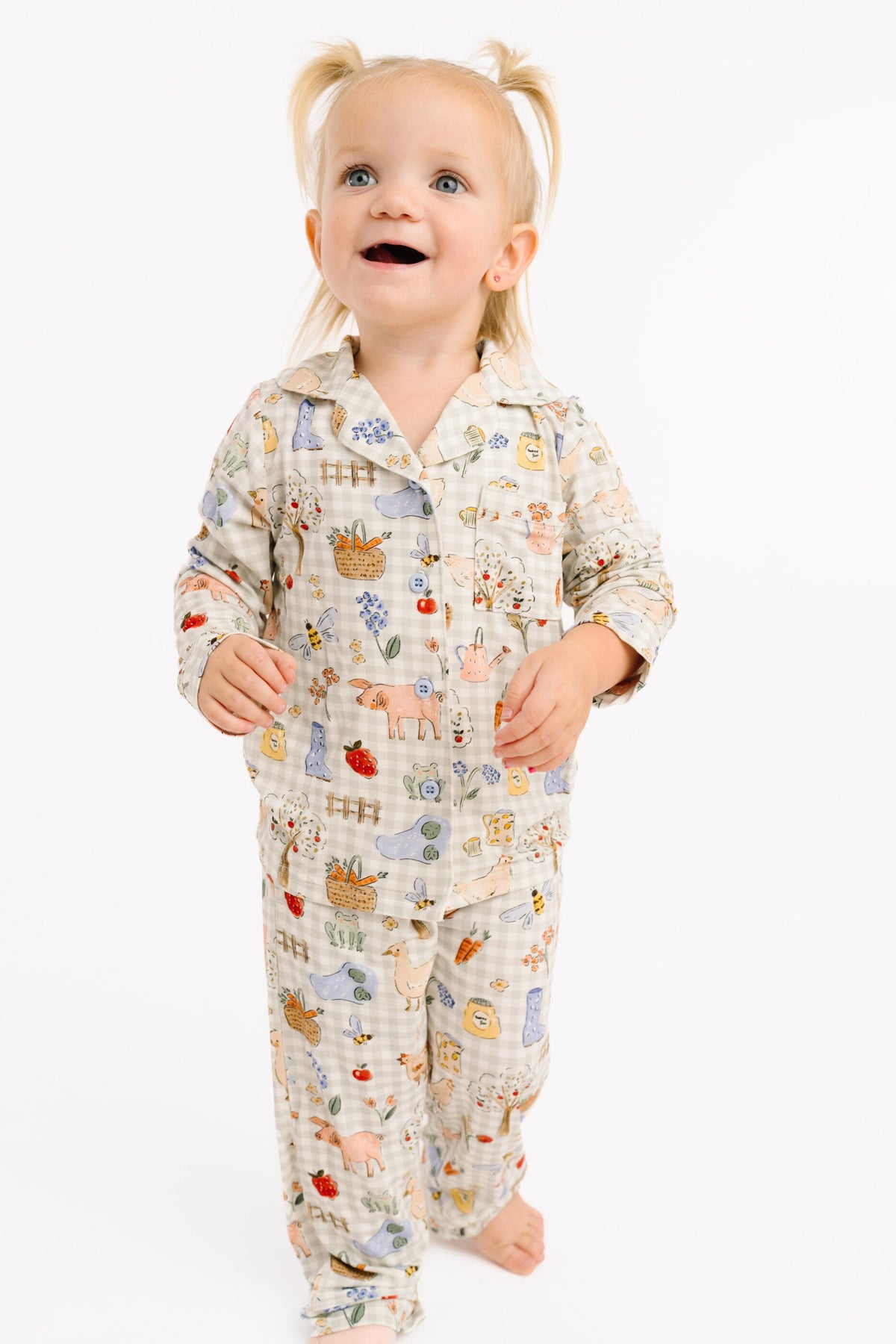 Farm Days Bamboo Button Up Set