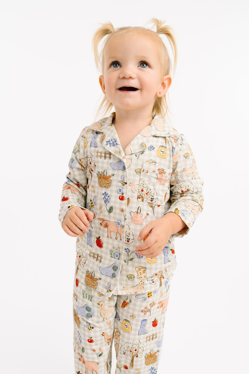 Farm Days Bamboo Button Up Set