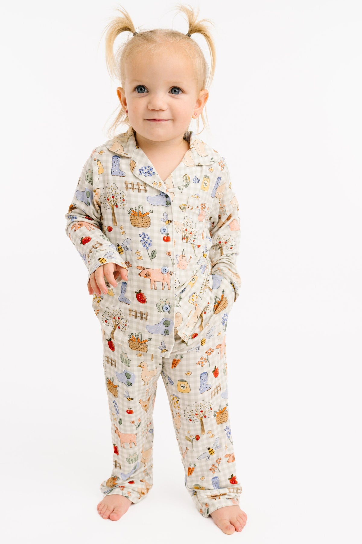 Farm Days Bamboo Button Up Set