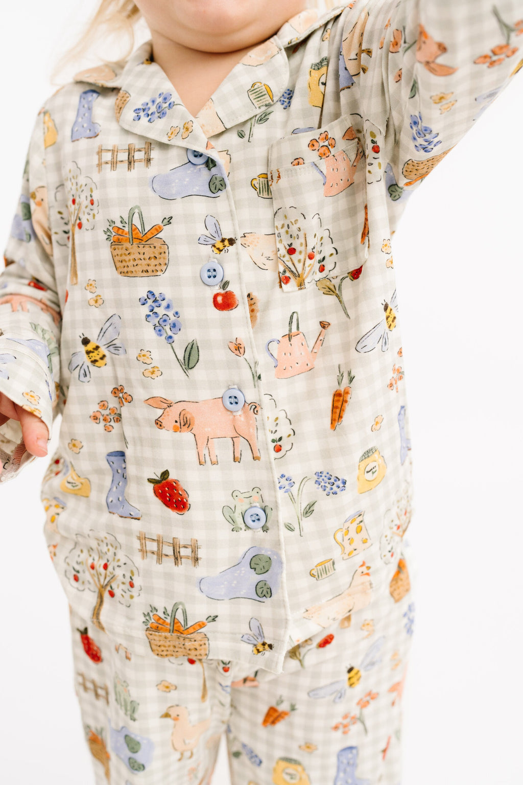 Farm Days Bamboo Button Up Set