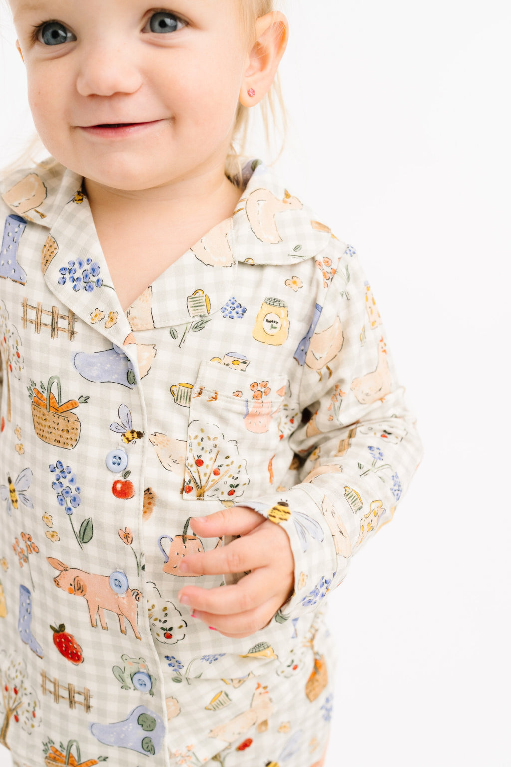 Farm Days Bamboo Button Up Set