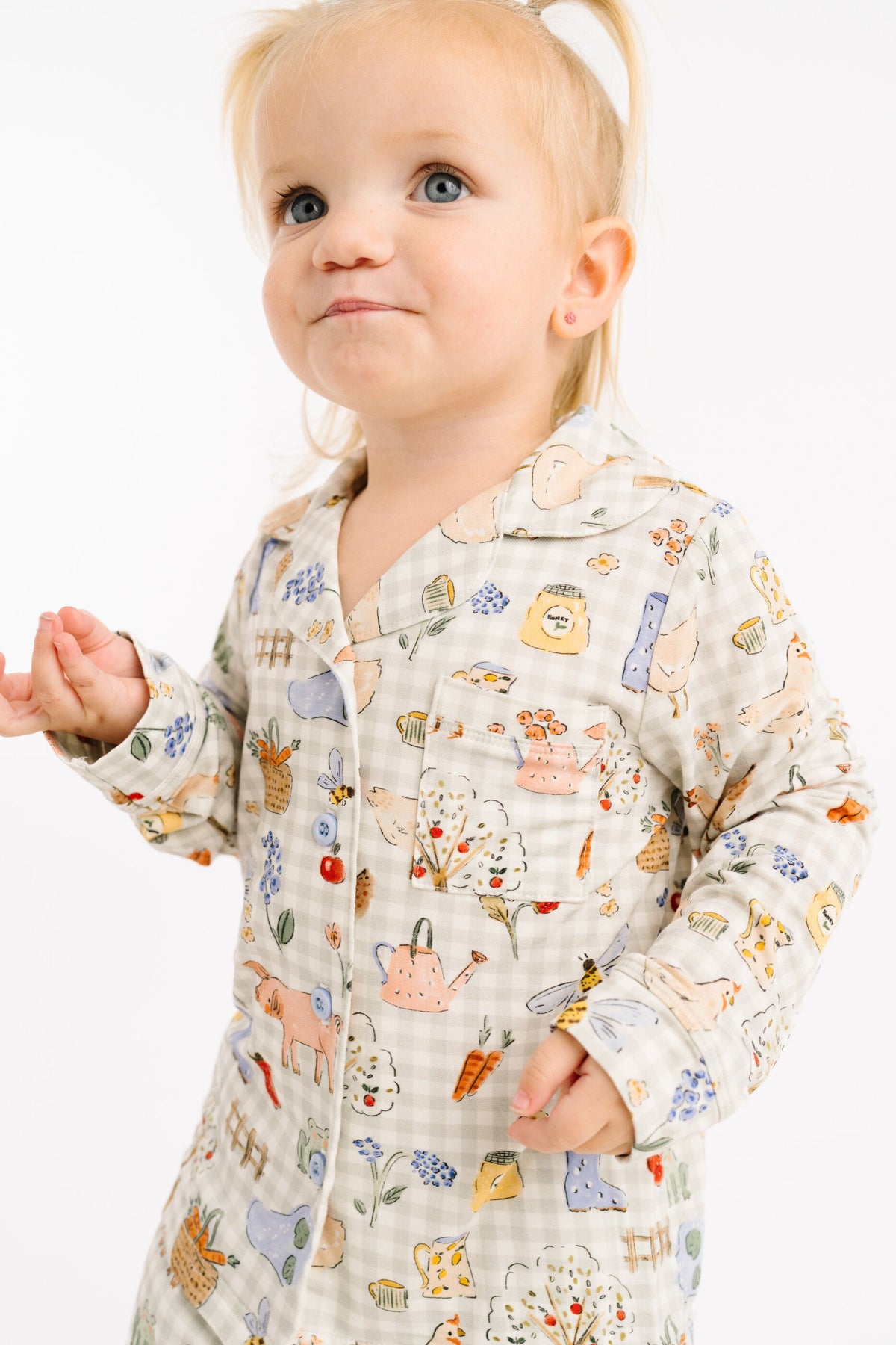 Farm Days Bamboo Button Up Set