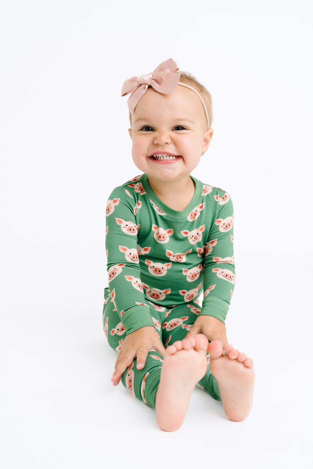 Happy Piglets Bamboo Set
