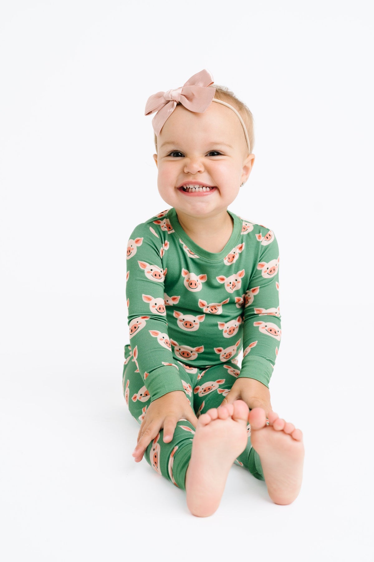 Happy Piglets Bamboo Set