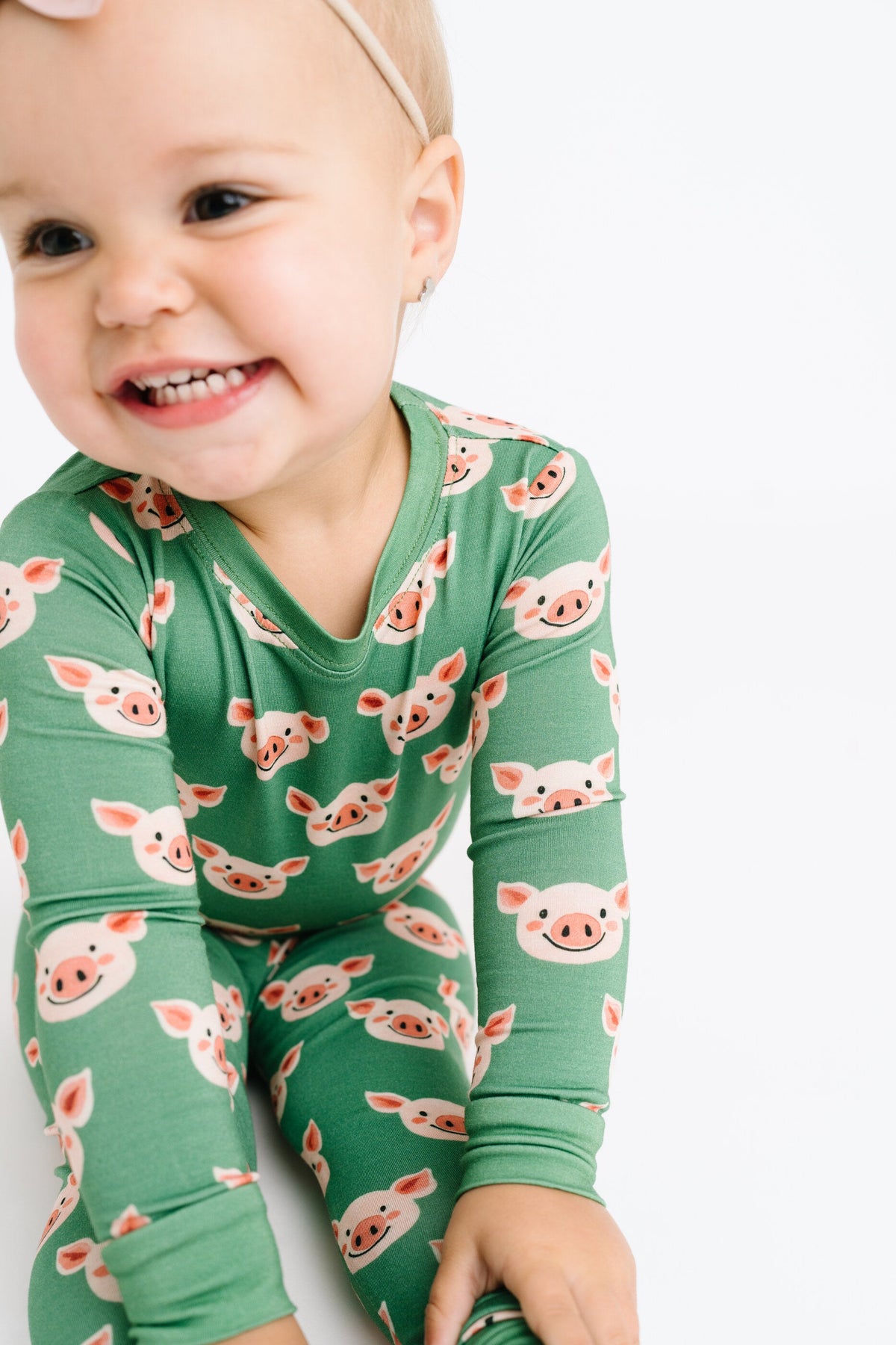 Happy Piglets Bamboo Set