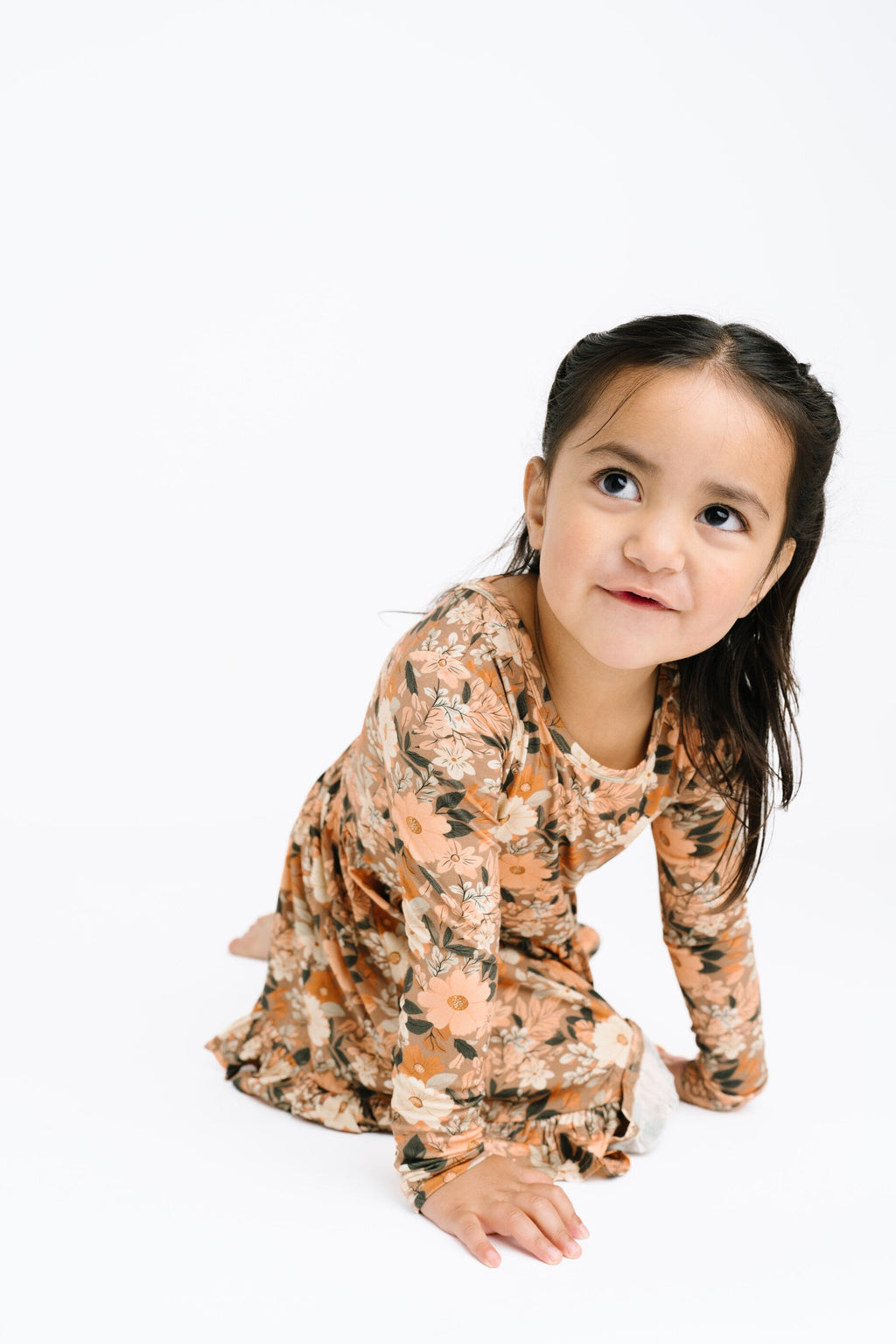 Autumn Bloom Bamboo Dress