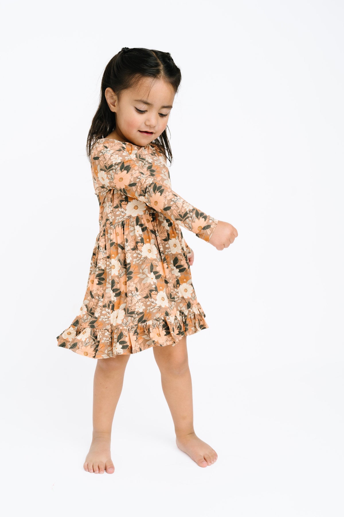 Autumn Bloom Bamboo Dress