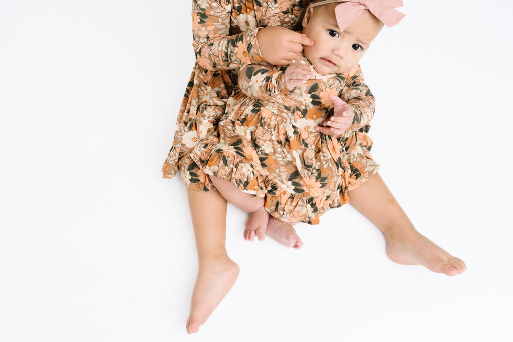 Autumn Bloom Bamboo Dress