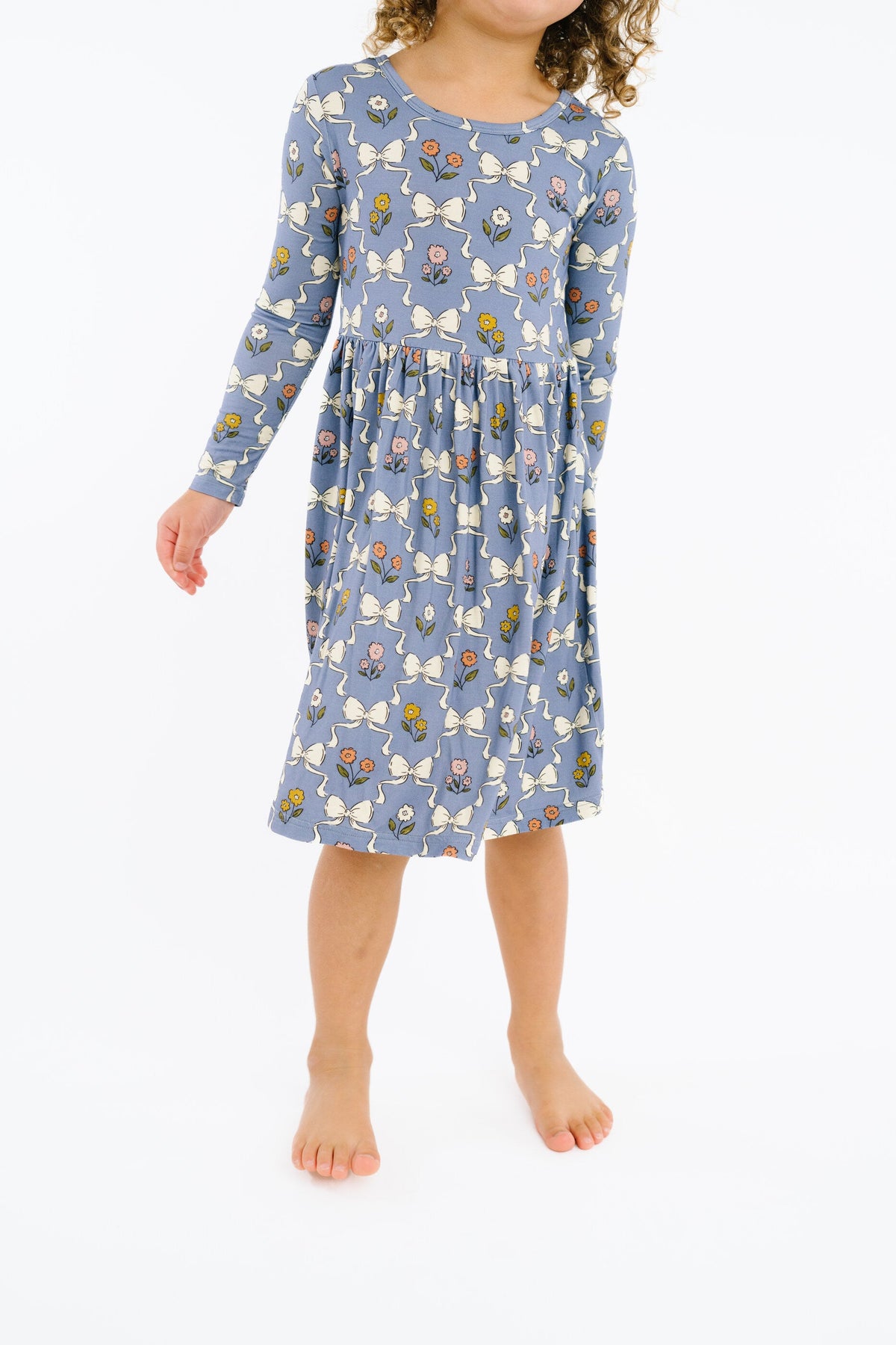 Bow Blooms Bamboo Dress