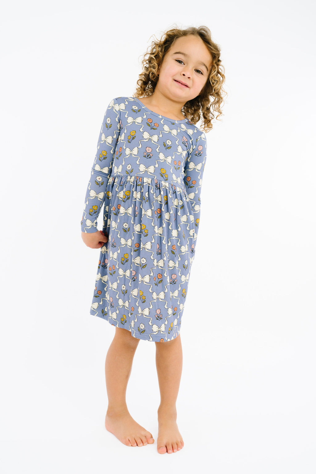 Bow Blooms Bamboo Dress
