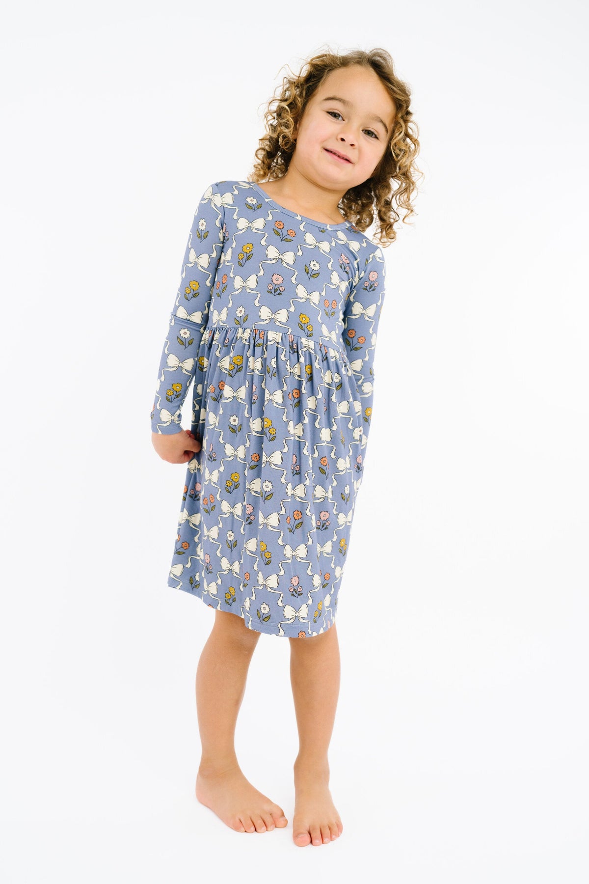Bow Blooms Bamboo Dress