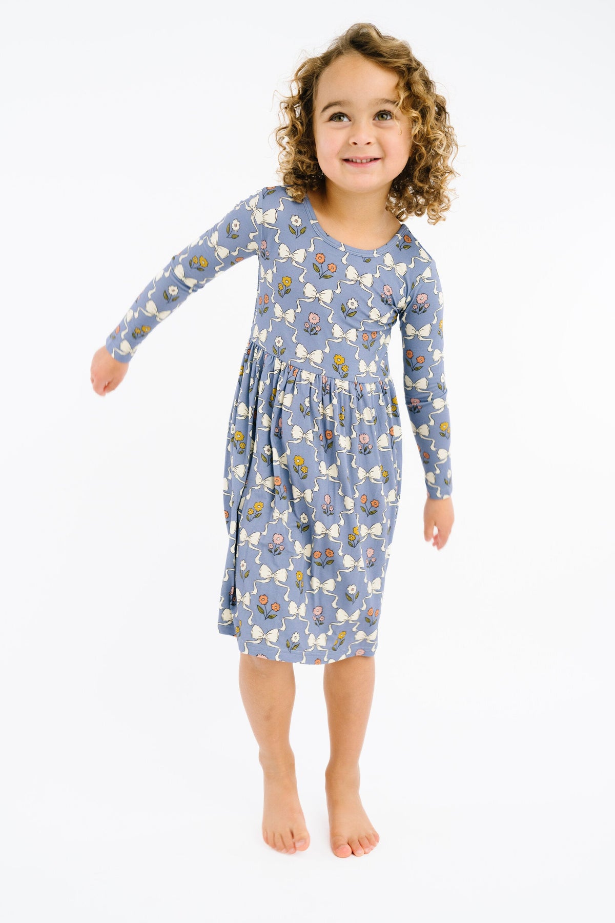 Bow Blooms Bamboo Dress