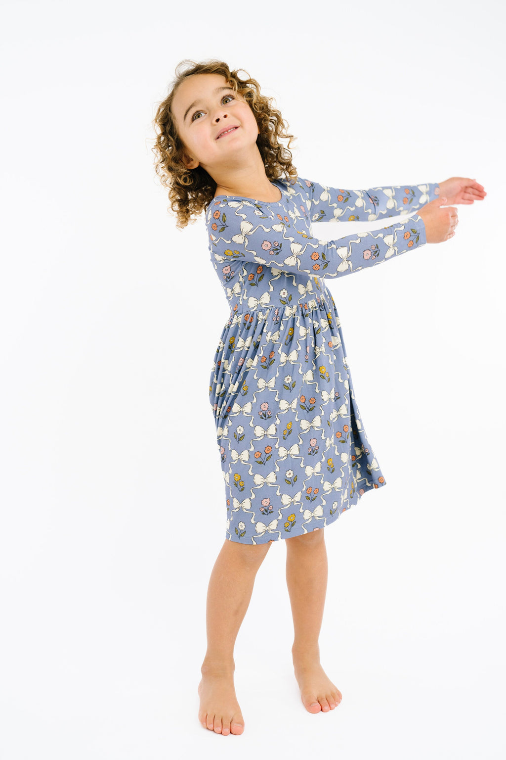 Bow Blooms Bamboo Dress