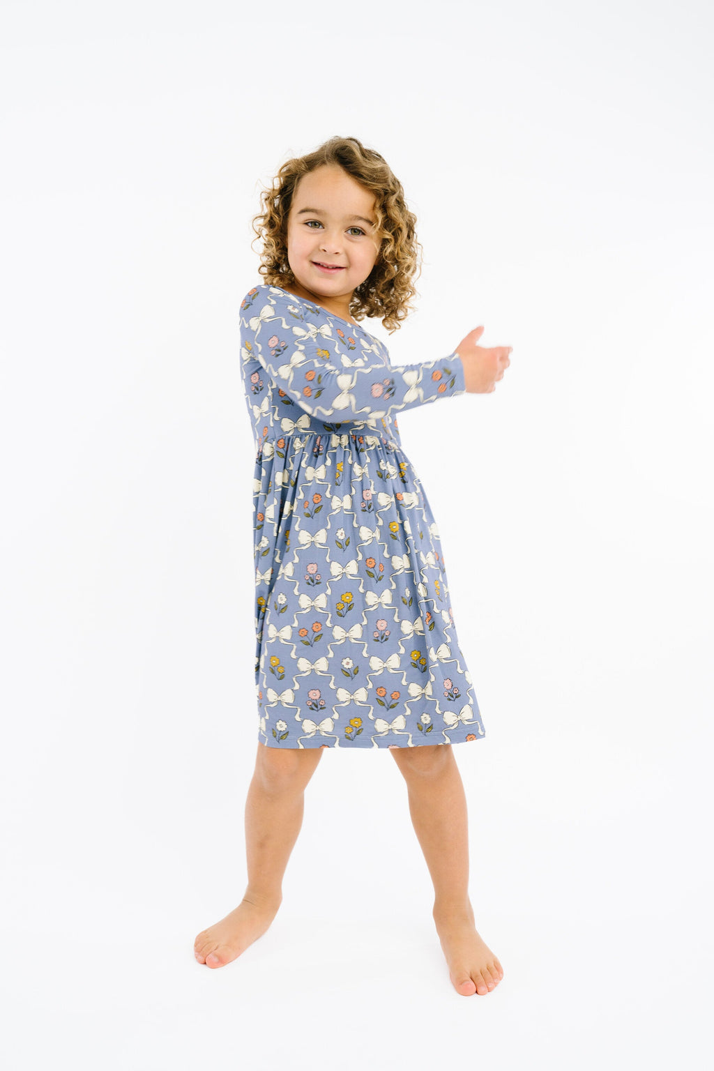 Bow Blooms Bamboo Dress