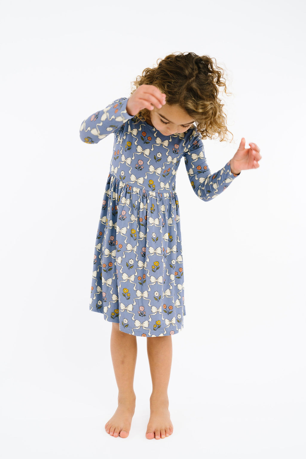 Bow Blooms Bamboo Dress