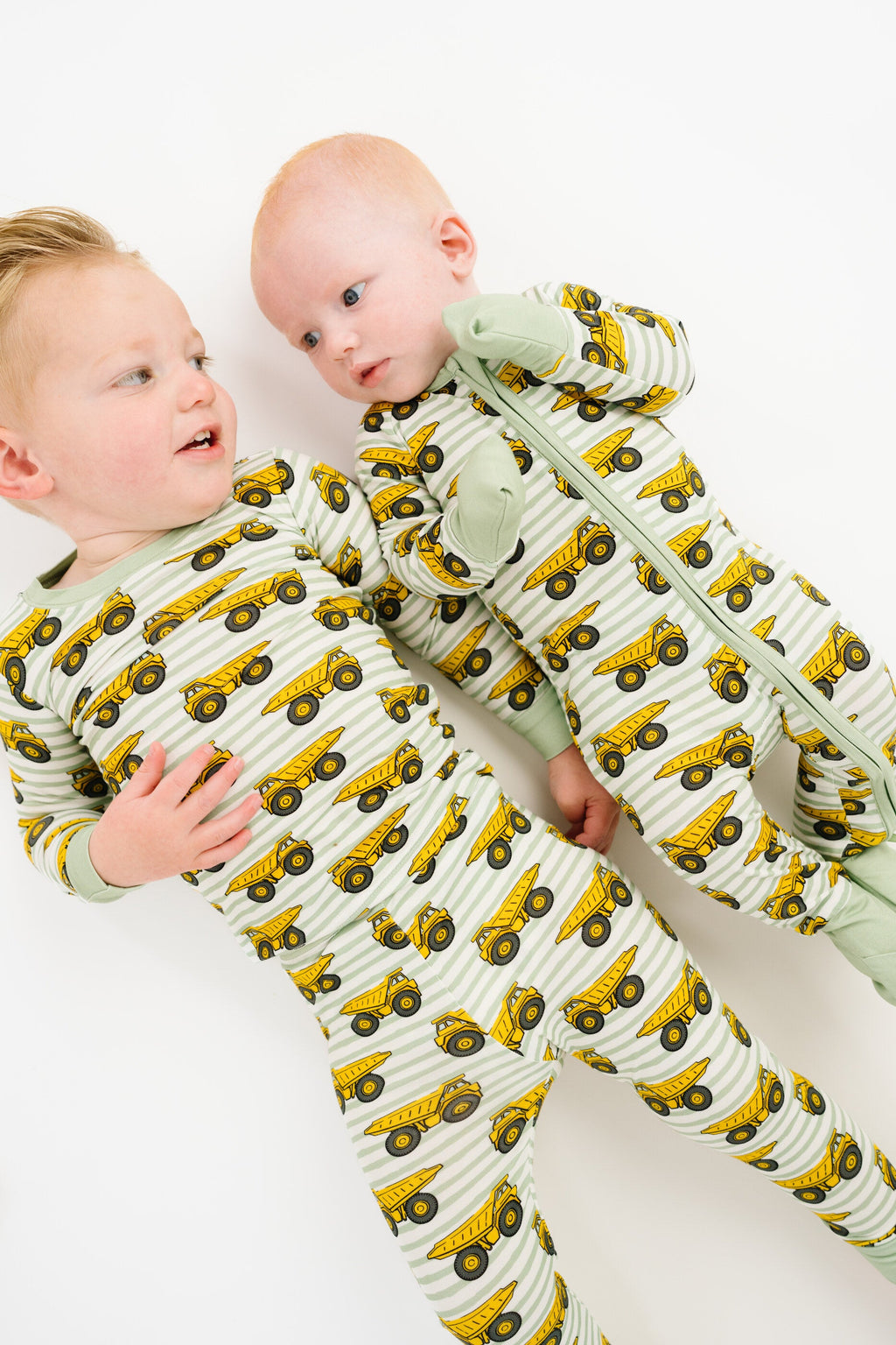 Dump Trucks Bamboo Set