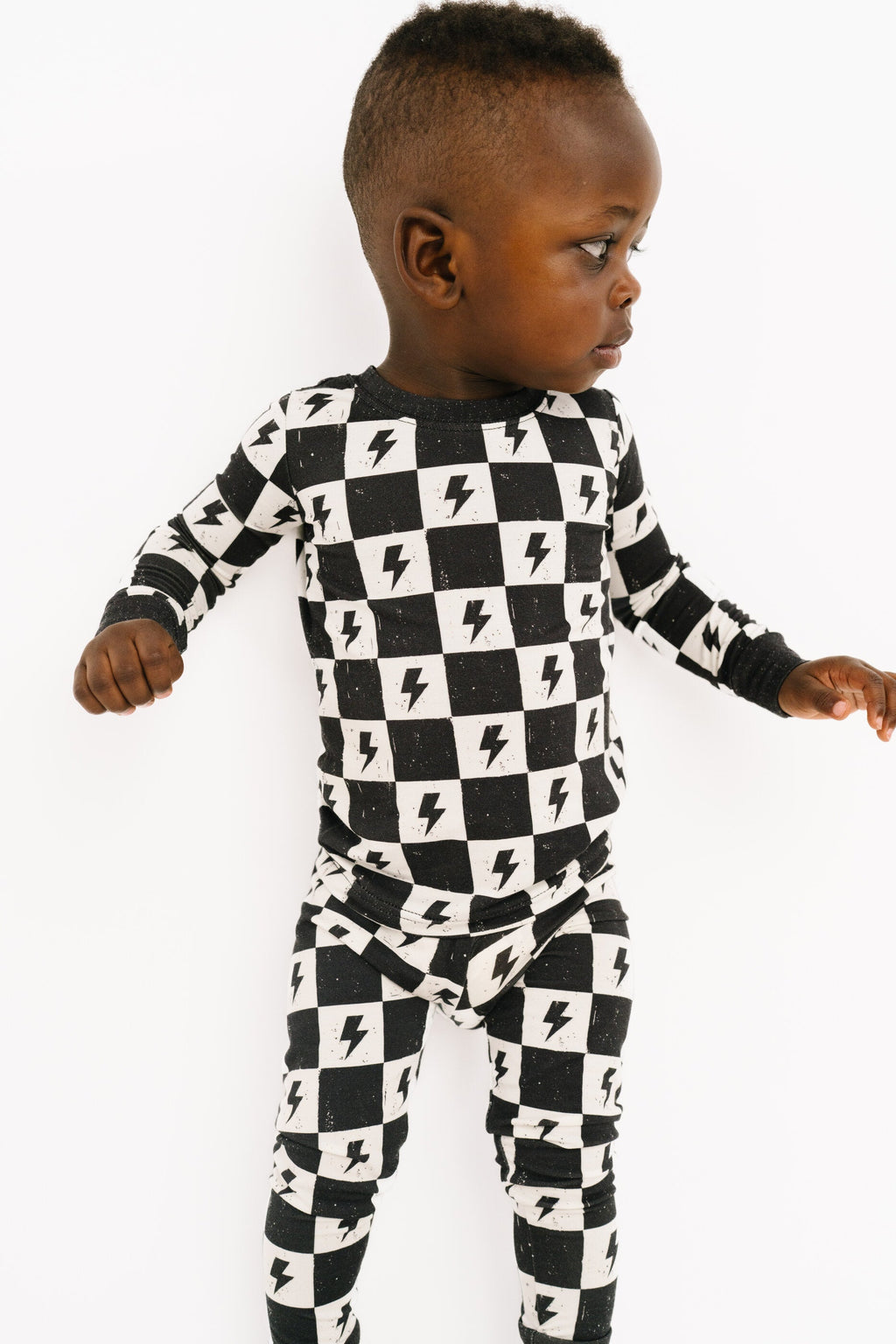 Electric Checkered Bamboo Set