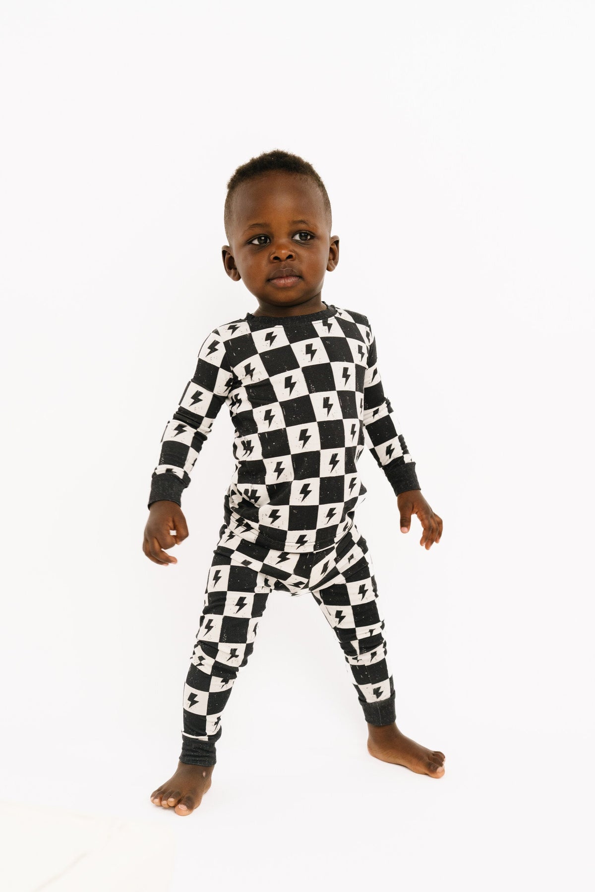 Electric Checkered Bamboo Set